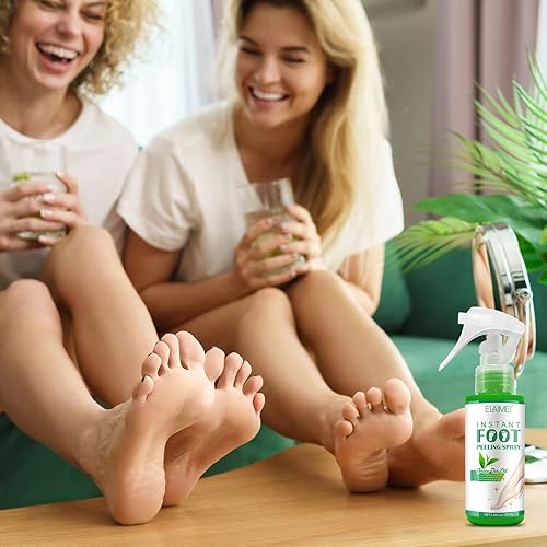 Miniatura 6 de Removedor de callos para pies, espray instantáneo para pelar los pies, limpiador de pies, removedor de piel muerta suavizante de talones agrietados,