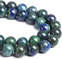 Vista 27 de 45 piezas de cuentas de jade birmano de piedra natural de 5⁄16 pulgadas (8 mm) para hacer joyería, pulseras de cristal de bricolaje