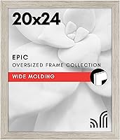 Vista 66 de Americanflat - Marco para cuadro de 16x20 con plexiglás pulido - Marcos anchos para cuadros fabricados en madera de ingeniería para exhibición