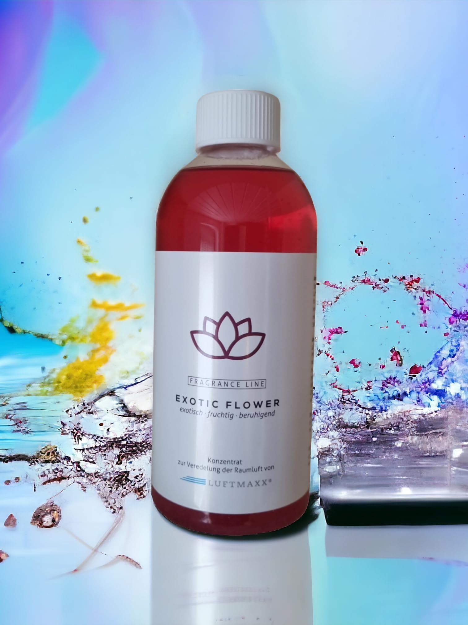 LUFTMAXX fragrance line Exotic Flower Duftstoff AKTION 3 Produkte kaufen - 1x Duft gratis ! für Lufterfrischer, Bowl,Water Air Fresherner Blow, Kugel,Raumduft Ball,