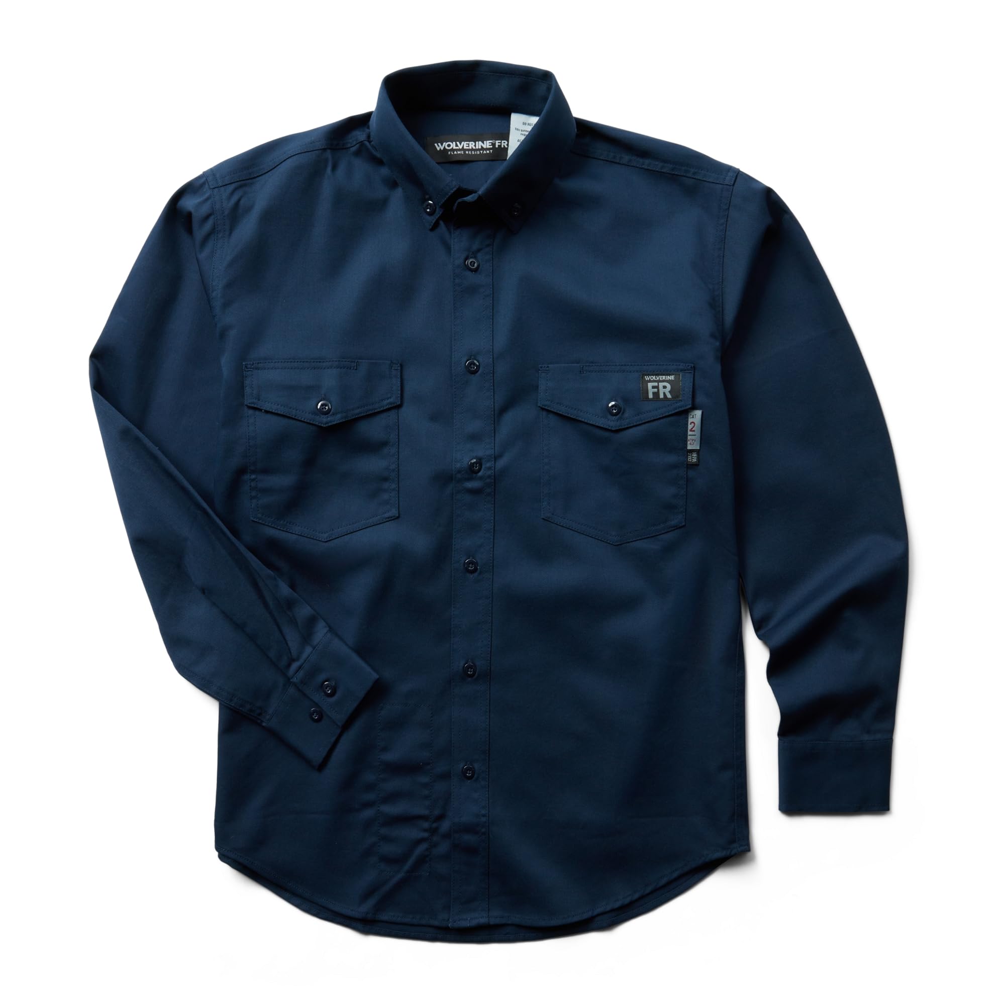 Camisa resistente al fuego Wolverine para el trabajo diario en sarga resistente para hombre. 5