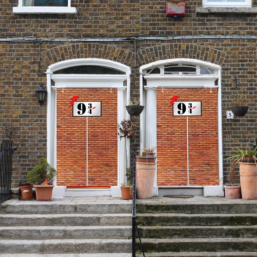 Harry Potter 9 3/4 Bahnsteig Dekoration 120x180cm - Zauberer Party Wandbanner