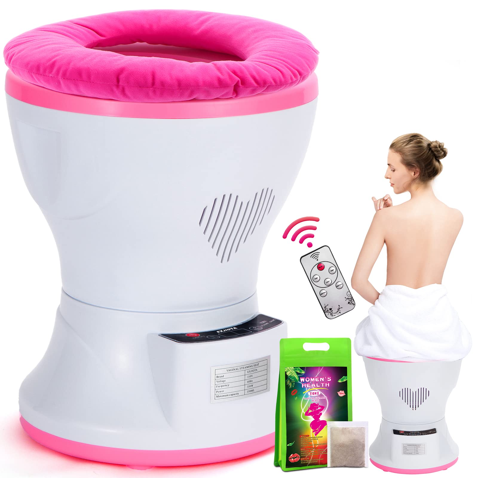 Buy EXJIOTA Yoni Kit, Intelligent Steam Seat with Cushion and Steaming