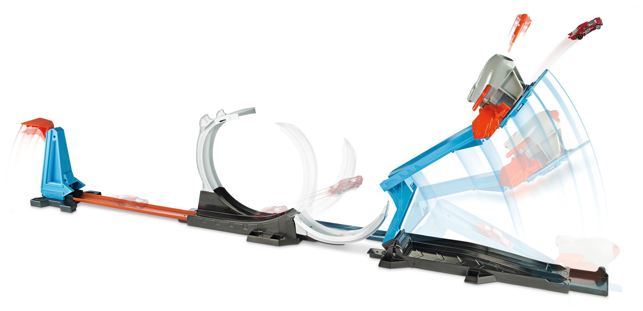 Hot Wheels Track Builder Rocket Launch Challenge Playset, FFP
