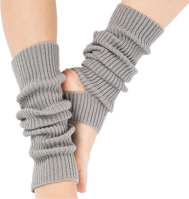 Leg Warmers for Women, Knitted Long Woman Yoga Socks Sport Leg Warmers Gym Fitness Dancing Female Girls Daily Wear Exercising Keep Warm Latin Dance