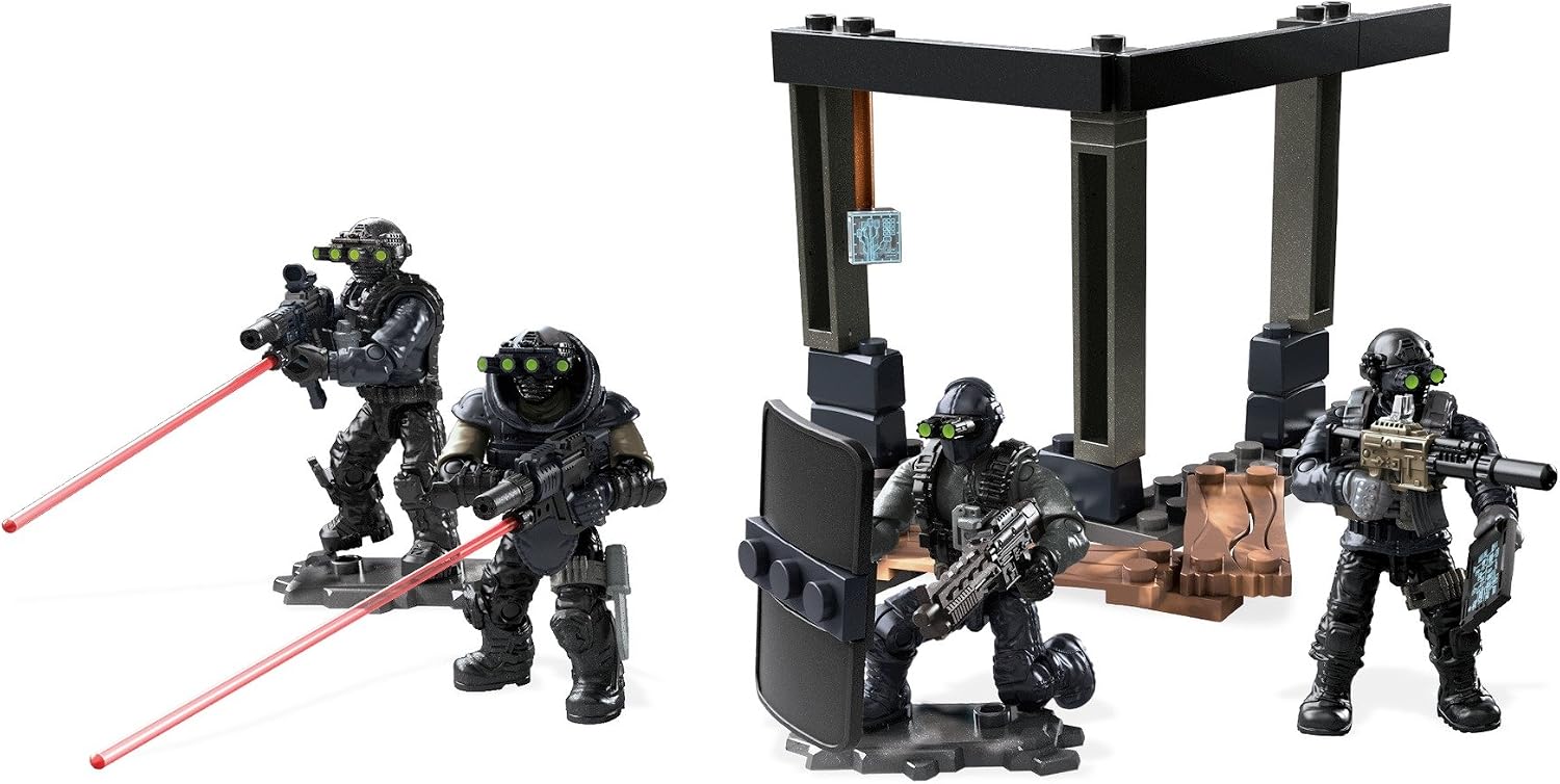 Free Shipping Over $50 Mega Construx Call of Duty Night Ops Blackout Squad