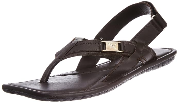 puma leather flip flops