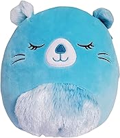 Vista 1 de Squishmallows Kellytoy oficial - Animal de peluche suave y blando (8 pulgadas, Bara Castor)
