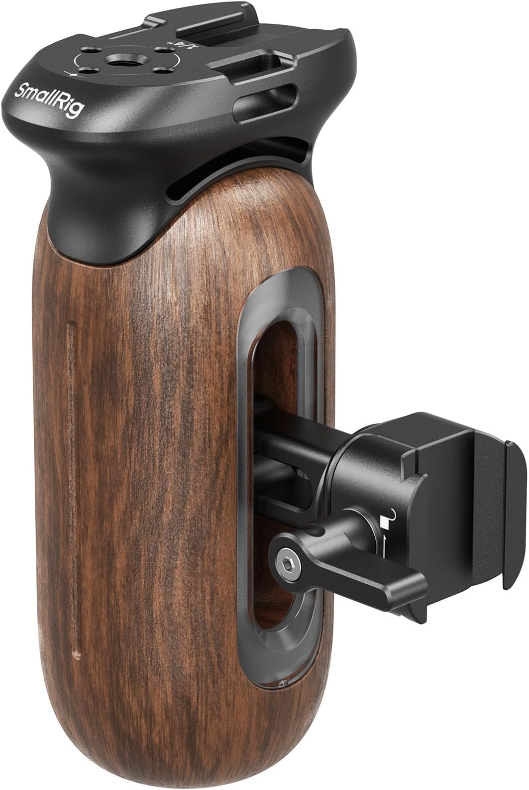 5239 Camera Grip Wood Side Handle with NATO Clamp