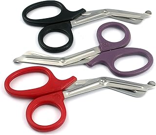 AAPROTOOLS Set of 3 (Black Purple RED) Trauma Paramedic EMT Shears Scissors 7.5
