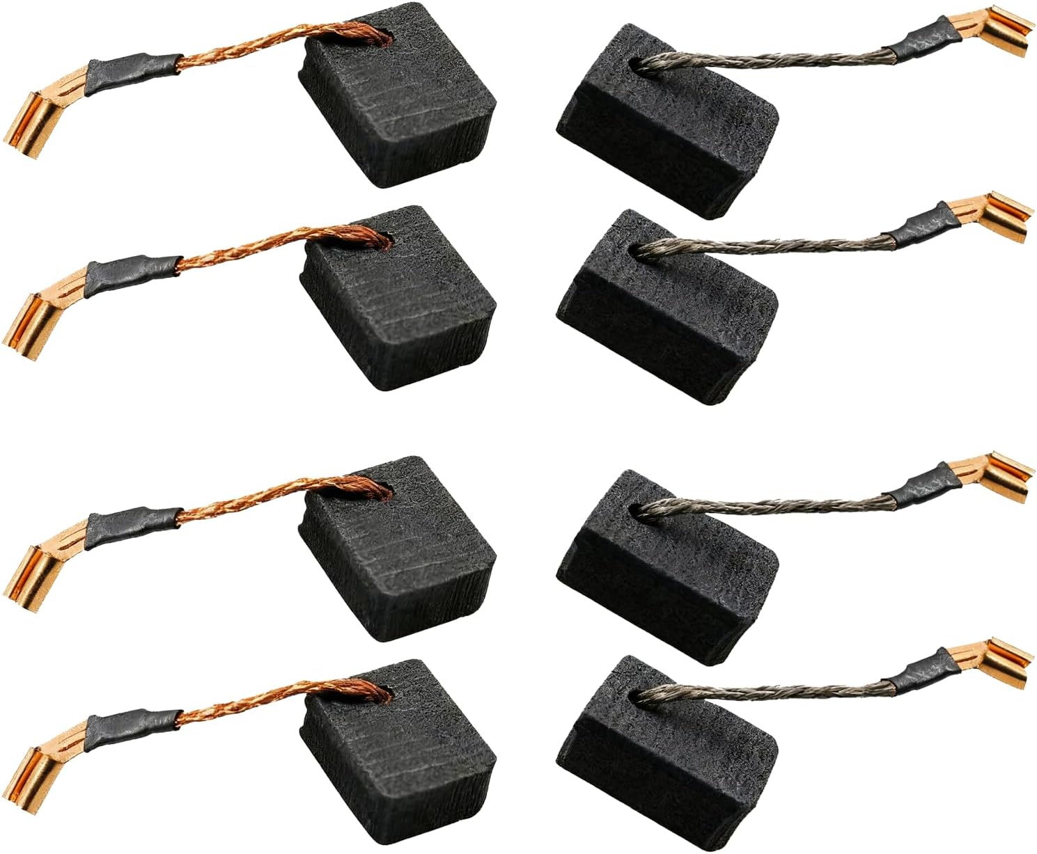 8 Pcs N257540 Angle Grinder Carbon Brush Fit for DWE402 DWE402G DWE402W DWE4214 DWE4214 DWE4224 DWE46103 DWE43131 DWE43116 DWE43140 DWE4314 DWE43114 DWE46144N DWE4212-BR Replacement Part