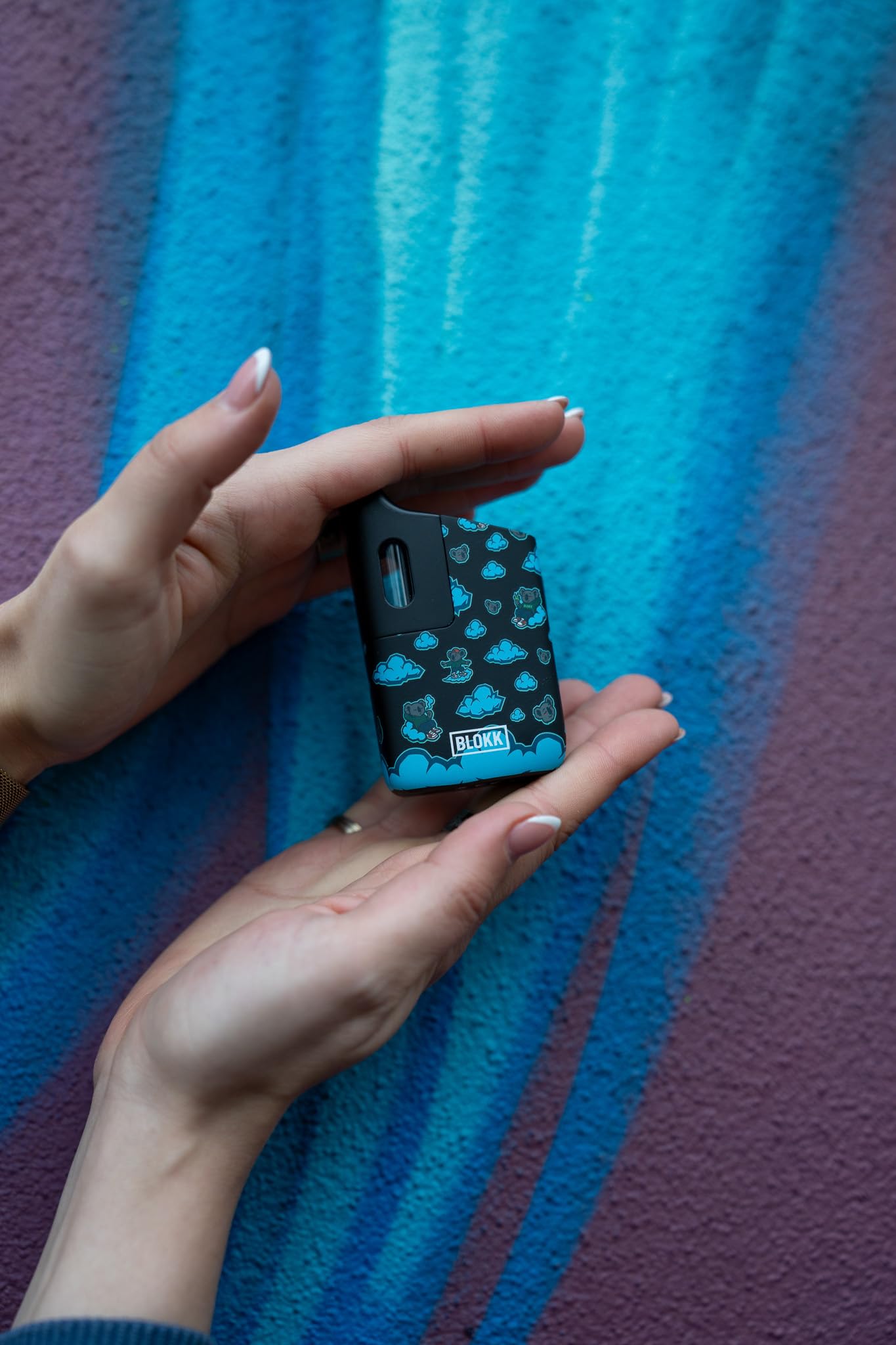 BLOKK ONE – Koala Design Vaporizer | Stylischer Kräuter Verdampfer mit Soft-Touch Finish & USB-C | Für Kräuter & Öle | OLED-Display, Schnellladung