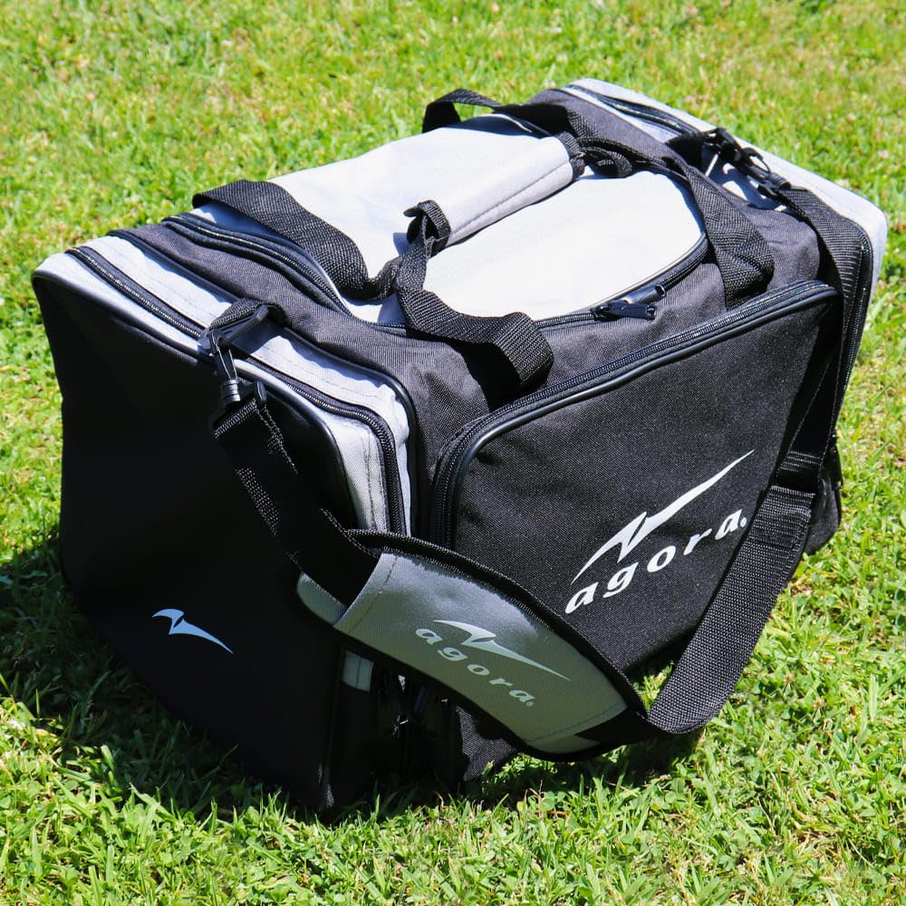 Amazon.com | AGORA Sports Duffel Bag - Black/Grey - 20