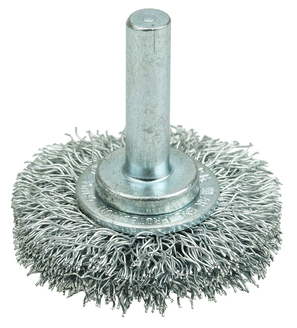 Weiler 36208 Wolverine 1-1/2" Crimped Wire Wheel, .012" Steel Fill, 1/4" Stem (Pack of 10)