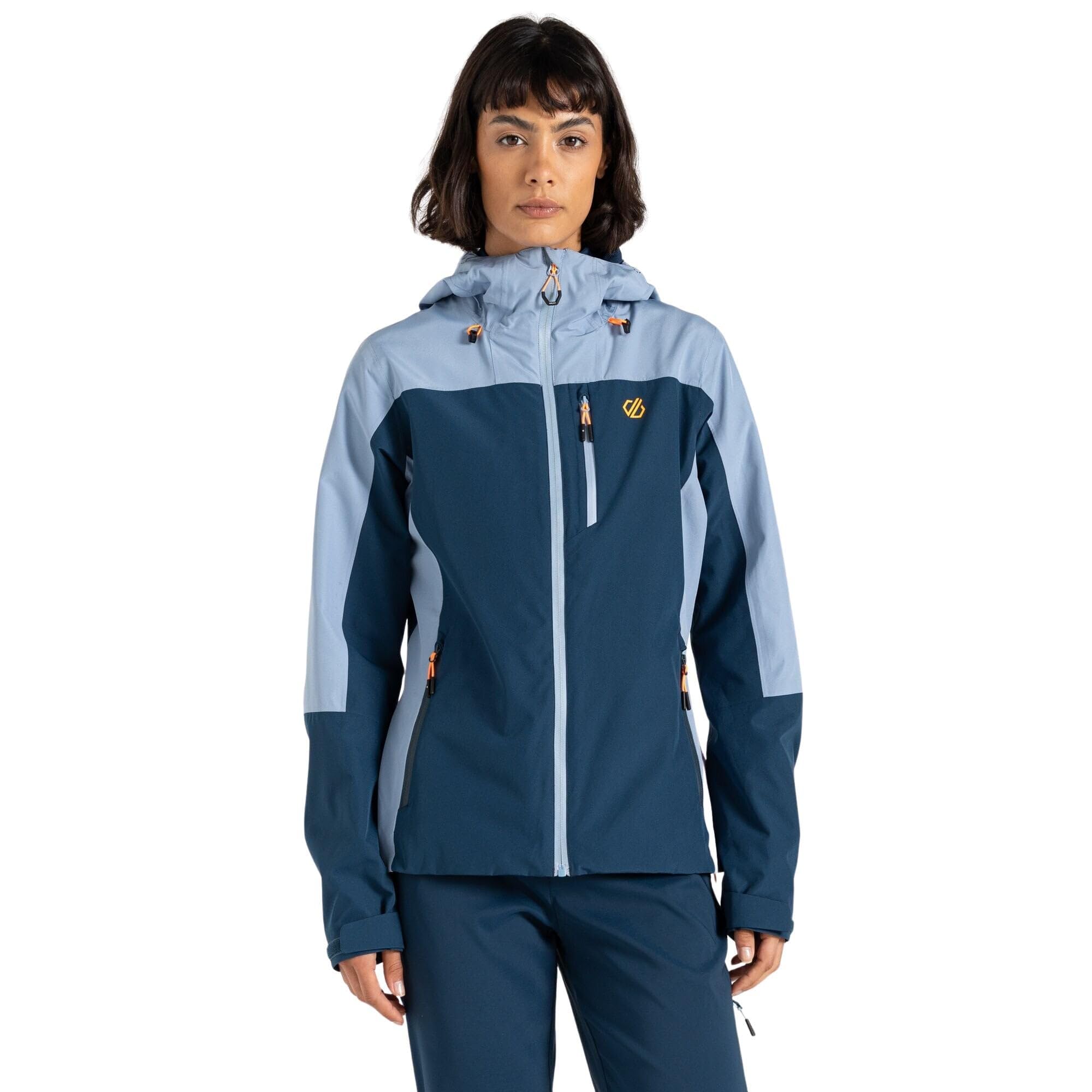 Dare2B Women's Mountain Series Waterproof Jacket, Breathable & Windproof - Perfect for Outdoors, Walking, Hiking & Camping