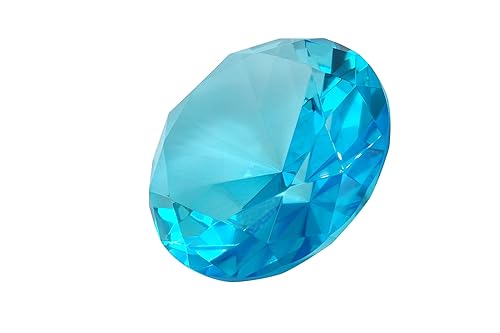 Tripact 100mm (3.93 inch) Diamond Crystal Diamond Jewel Glass Paperweight