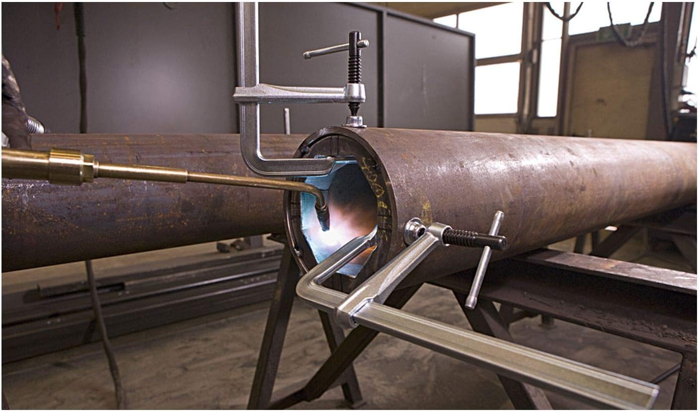 Bessey GZ100K All- Steel Table Clamp, Grey/Red, 1000/120 mm