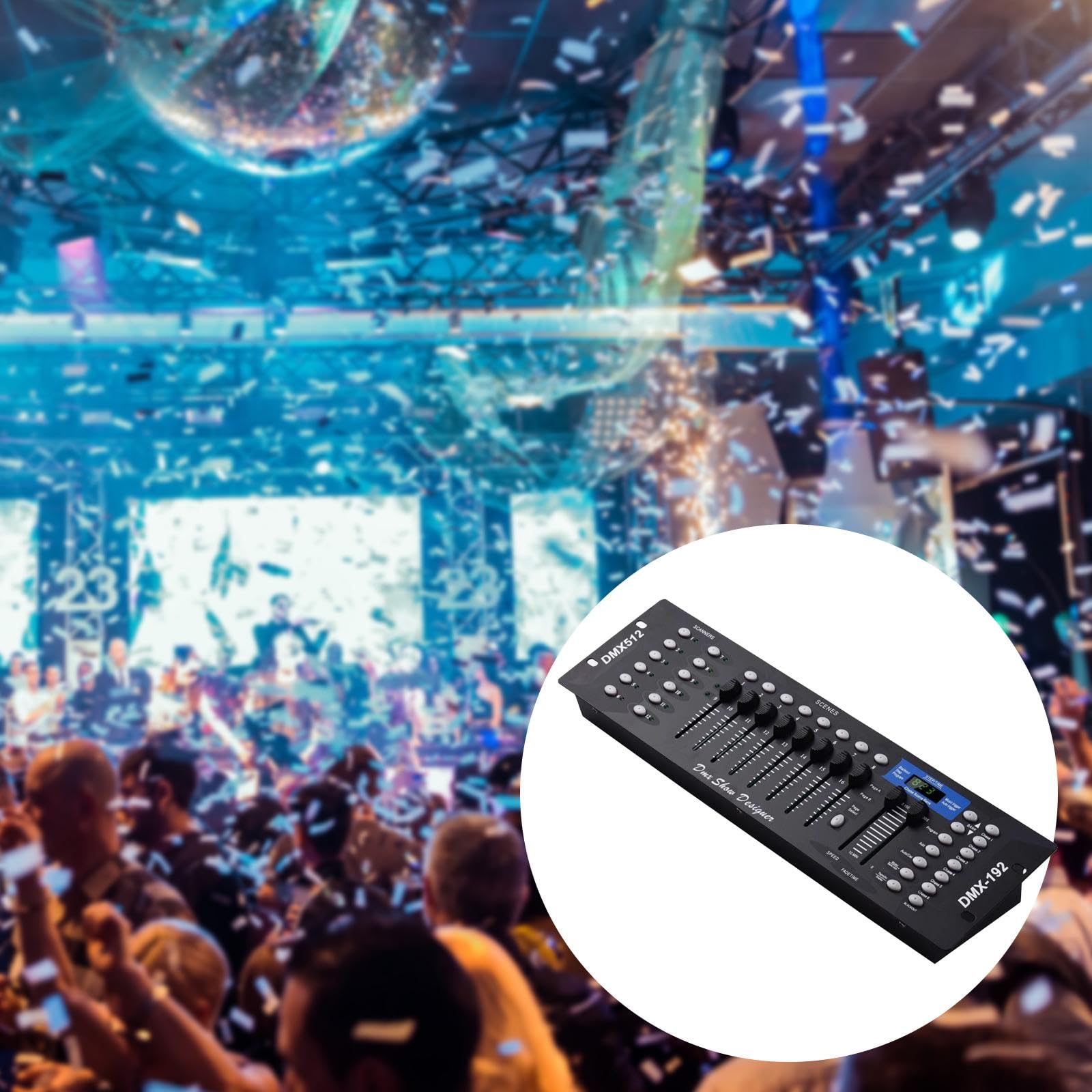 Amazon | P Prettyia Dmx 512 DJ ライトコントローラー照明ミキサー