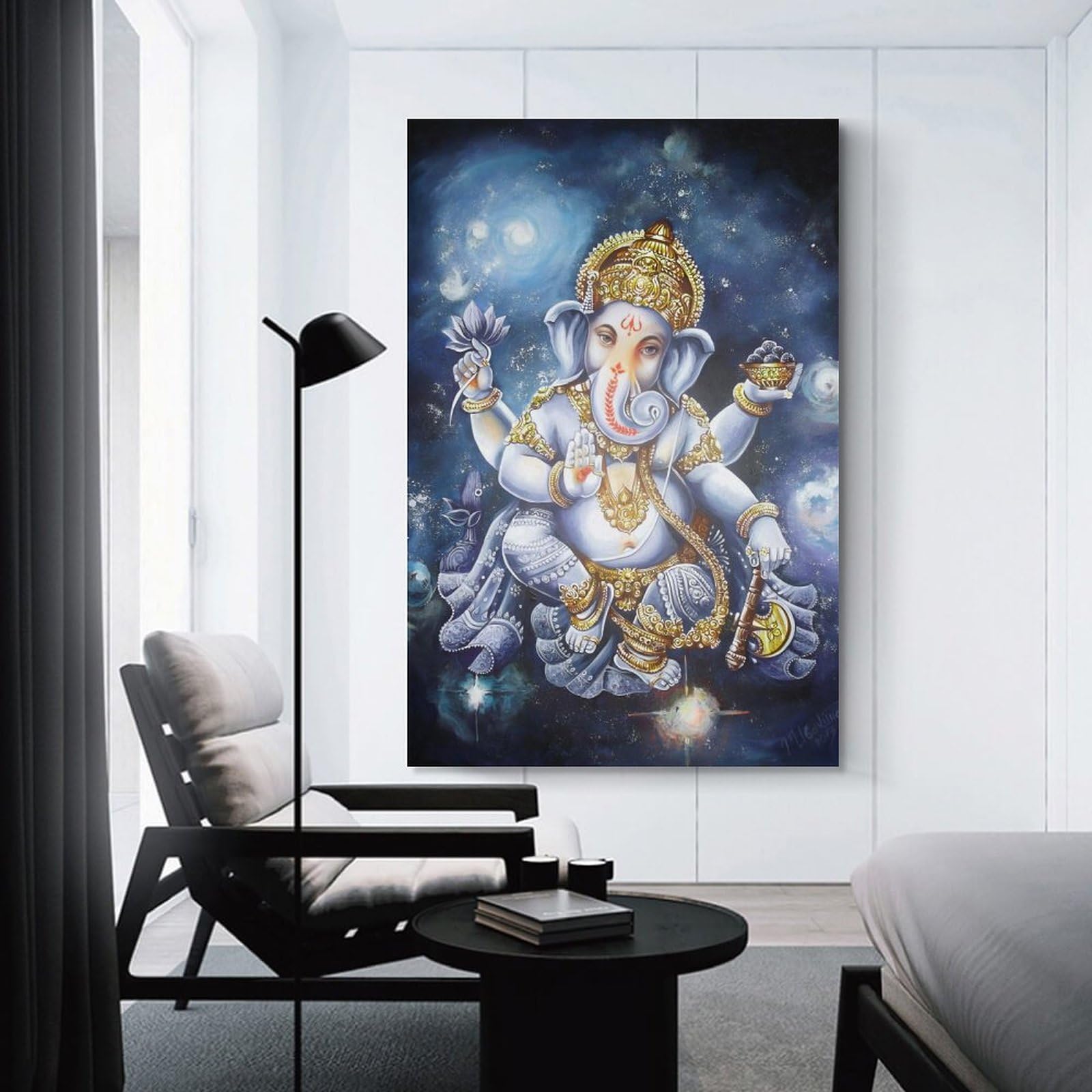 Amazon.co.jp: 象の頭神仏ガネーシャ ポスター アートパネル