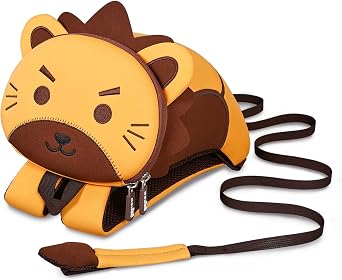 NOHOO Toddler Backpack Leash, Mini Cute Cartoon Animal, Waterproof Travel Book Bag for Baby Boys Girls 36 Years