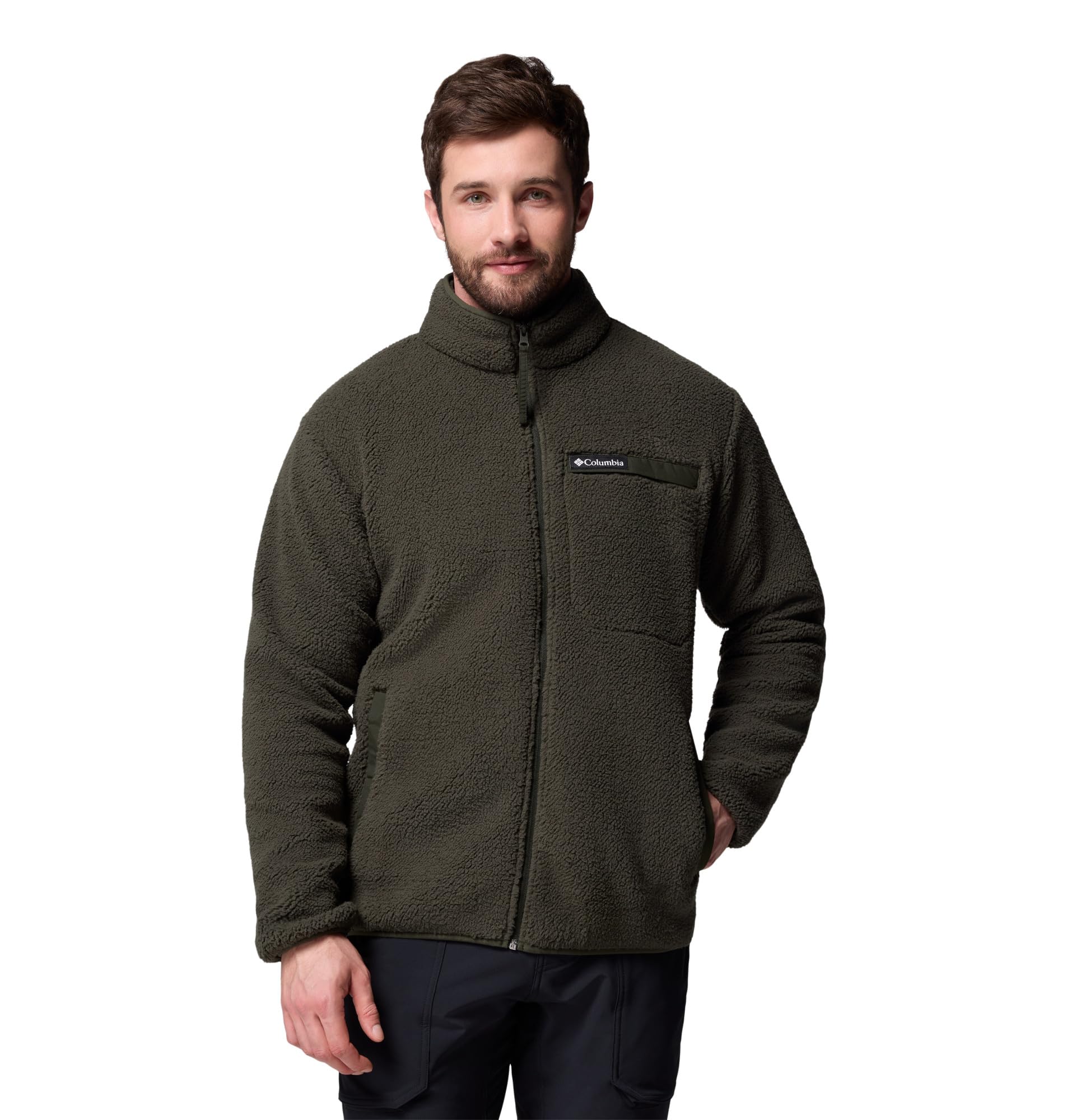 Columbia Rugged Ridge High Pile Full Zip, Veste Polaire Entièrement Zippée pour Homme