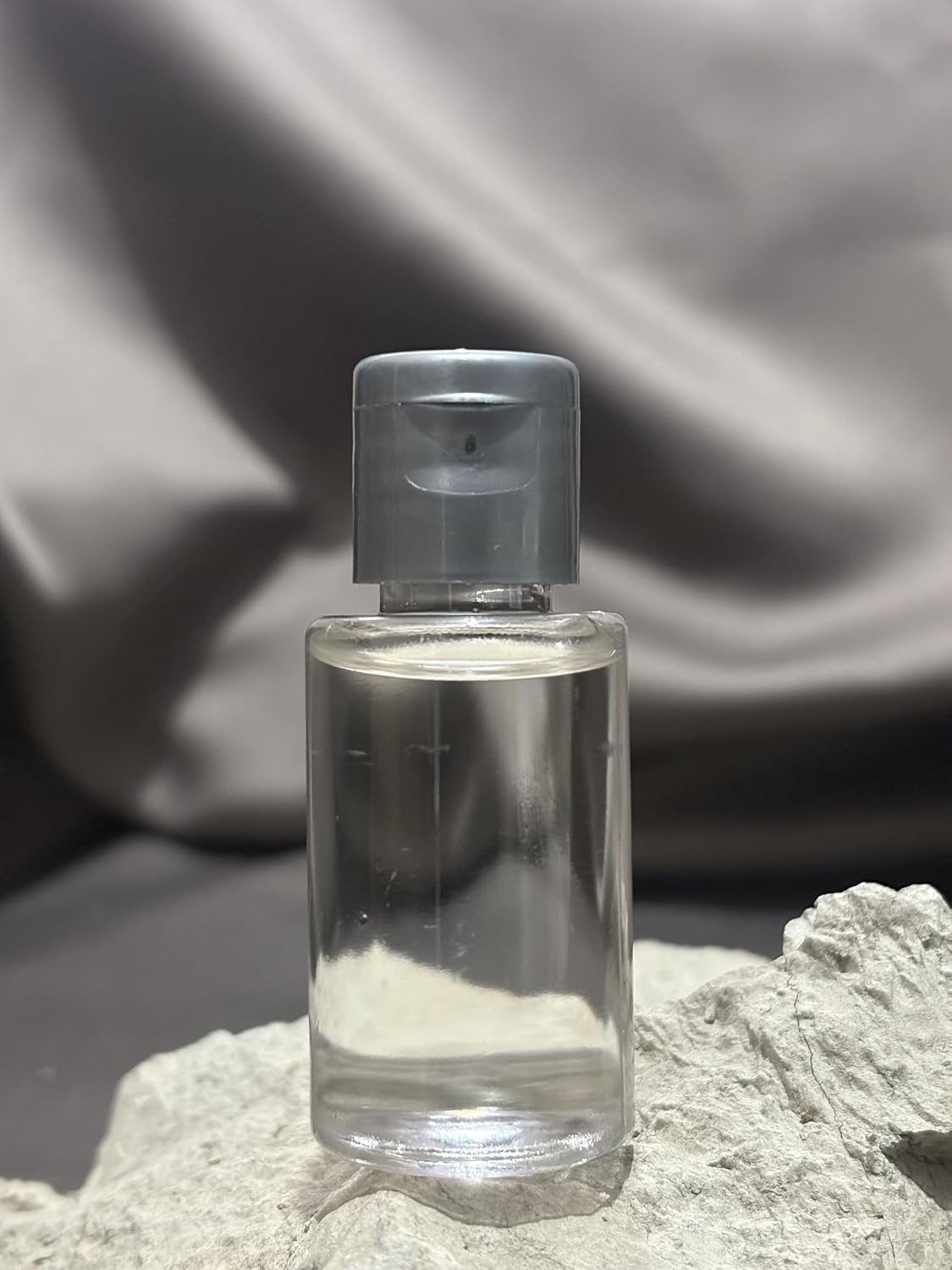 50 Adet 30 ML Boş Plastik Şişe OM80 Gri Kapak