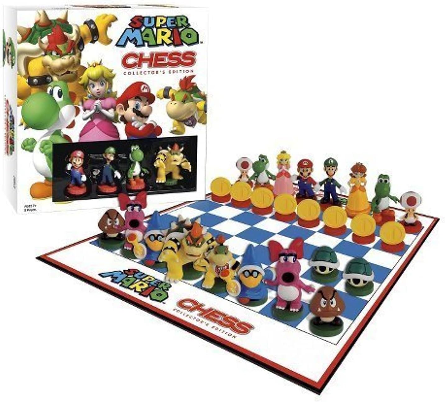 Super Mario Chess Collector's Edition Board Game for 2 Players, Ages 6+
