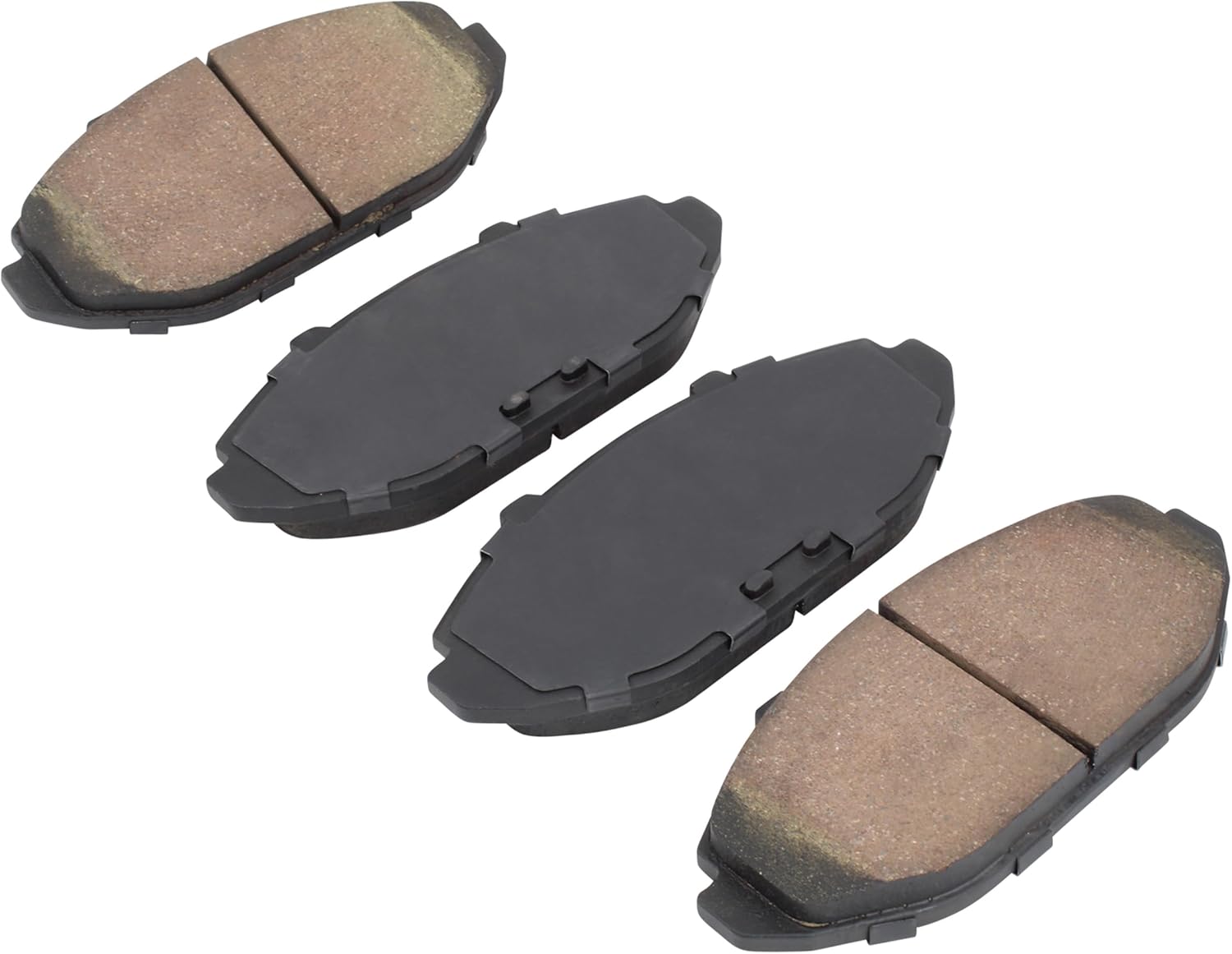 QUALITY-BUILT Front Ceramic Brake Pads, QB 1000-0748C, Compatible with 1998-2002 Ford/Lincoln/Mercury (Crown Victoria,Grand Marquis,Town Car)