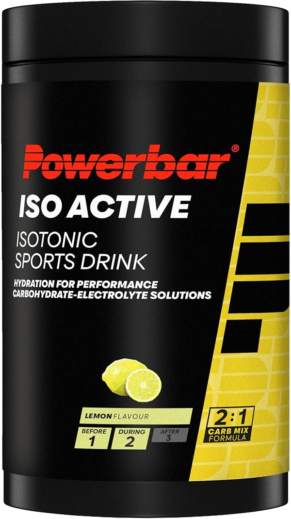 Powerbar - Isoactive - Lemon - 600g - Isotonisches Sportgetränk - 5 Elektrolyte