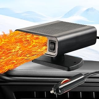 Car Heater - Portable Car Heaters for Vehicle, 12V Car Heater That Plugs Into Cigarette Lighte, 2 in 1 Heating & Cooling Fast Windshield Defrost Defogger