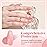 AZUREBEAUTY Nail Repair Kit for Broken Cracked Split Weak Nails, Emergency Easy Quick Fix Crystal Jelly Pink Transparent Dip Powder 28g /1 Oz Quick-Drying Repair Glue 10ml with Nail File & Nail Buffer