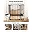 COMOMY 36 Extra Tall Baby Gate for Stairs Doorways, Fits Openings 29.5 to 40.6 Wide, Auto Close Sturdy Safety Dog Gate for House, Pressure Mounted Easy Walk Through Pet Gate with Door, Black