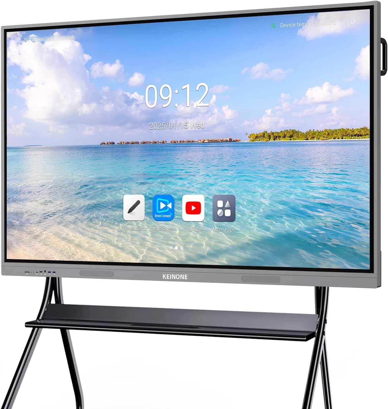 65'' 4K 8+128 GB Smart Board with Mobile Stand for Home Office School Classroom