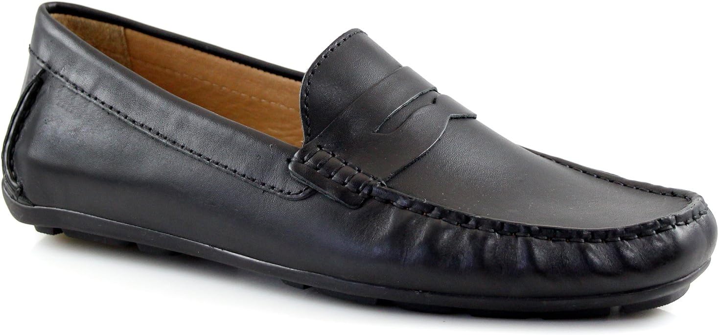 Driver Club USA Men's Leather Made in Brazil Hollywood Loafer Driving Style