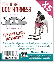Vista 7 de Weebo Pets Soft'n'Safe - Arnés ajustable para perro (rosa, XS)