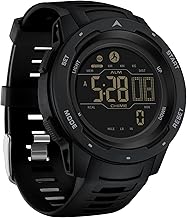 findtime Men's Digital Watch Pedometer Watch Step Counter Waterproof Sport Watches Calorie Step Tracker Military Tactical Watch with Stopwatch Alarm LED Backlight Countdown