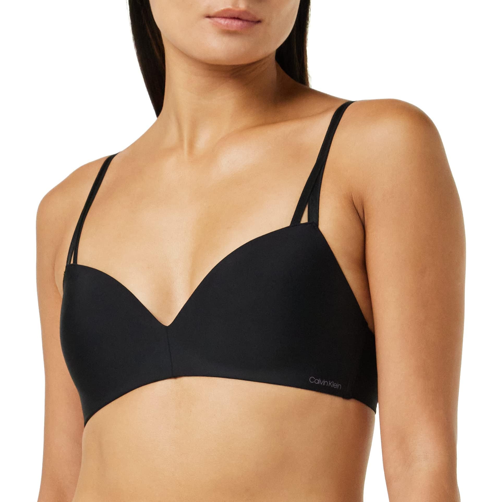 Calvin Klein Women’s Lift Stretch Demi Cup Bra, Black (Black), 34DD