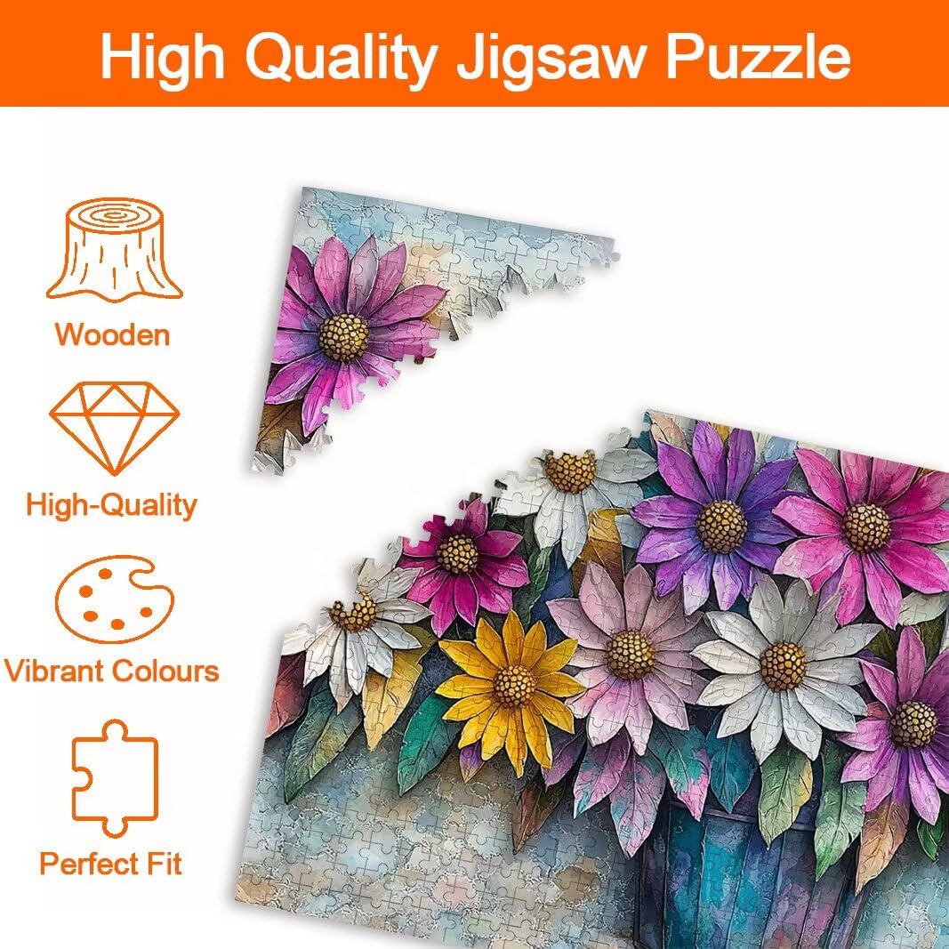Puzzle Gänseblümchen, Puzzle 1000 Teile Erwachsene, Puzzles für Dekor -8671