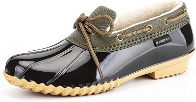 GAWBAW Winter Snow Boots For Women With Faux Fur Lined