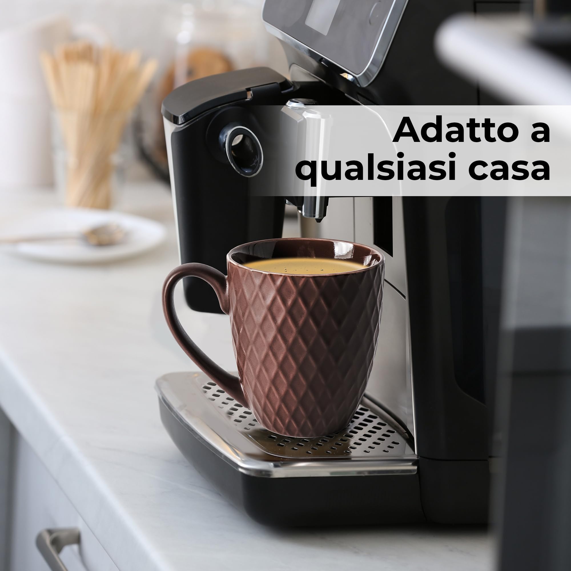 MIAMIO Palmanova Set di tazze da caffè in ceramica 400 ml Beige