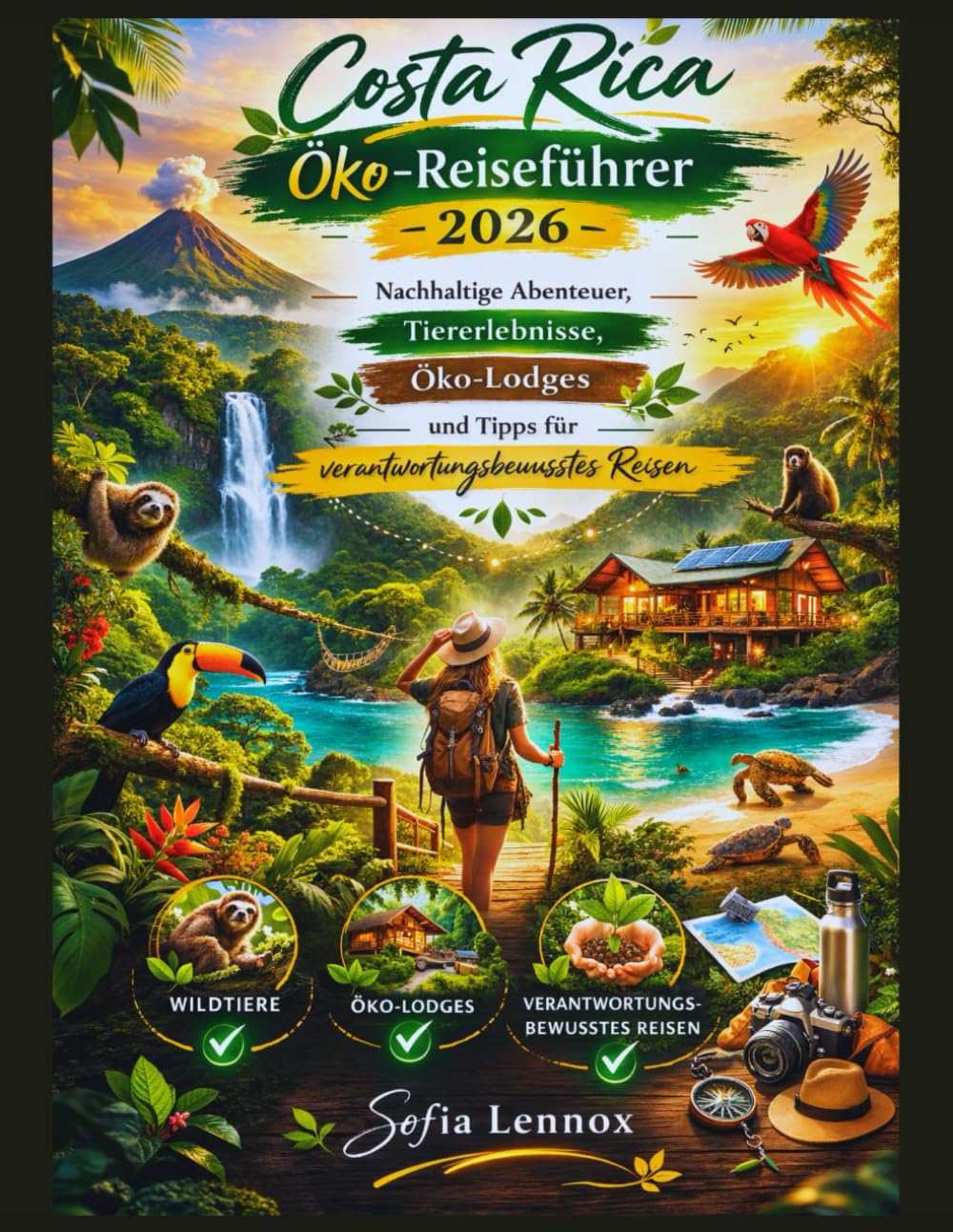 Costa Rica Öko-Reiseführer 2026: Nachhaltige Abenteuer, Tiererlebnisse, Öko-Lodges und Tipps für verantwortungsbewusstes Reisen