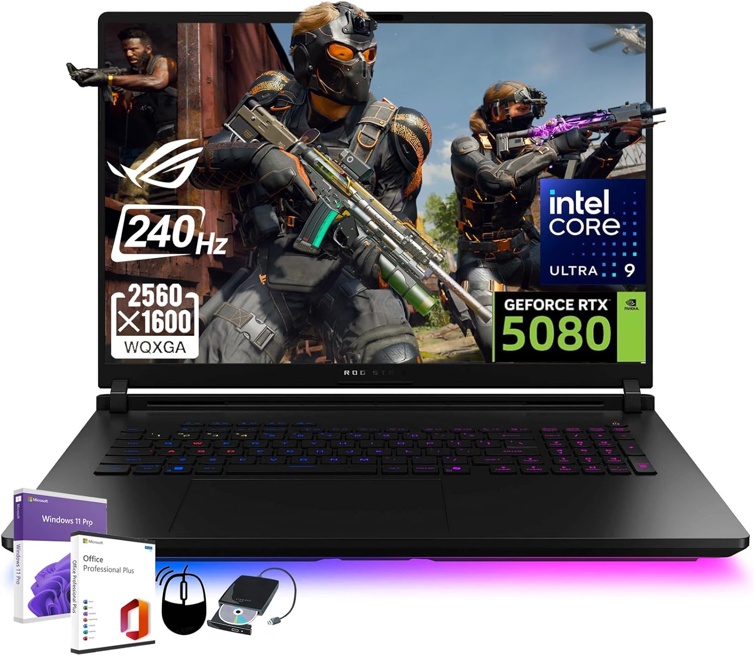 ASUS 2025 ROG Strix G18 Gaming Laptop – NVIDIA RTX 5080(16GB GDDR7), Intel Ultra…