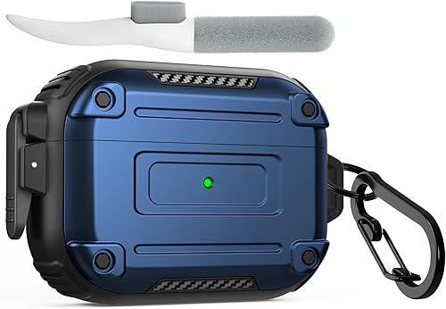 Maxjoy Funda para AirPods Pro de 2 generación, funda protectora para AirPods Pro 2Pro con bloqueo Pro2, funda a prueba de golpes con kit limpiador