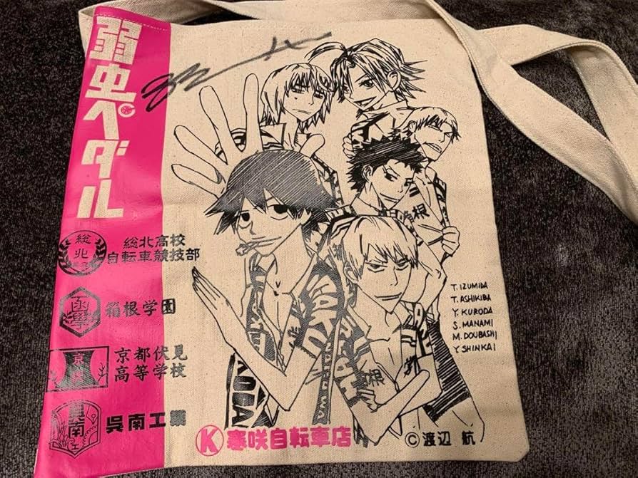 弱虫ペダル　渡辺航　先生　直筆イラスト入りサイン色紙 弱虫ペダル 渡辺航 先生 直筆イラスト入りサイン色紙 弱虫ペダル渡辺航