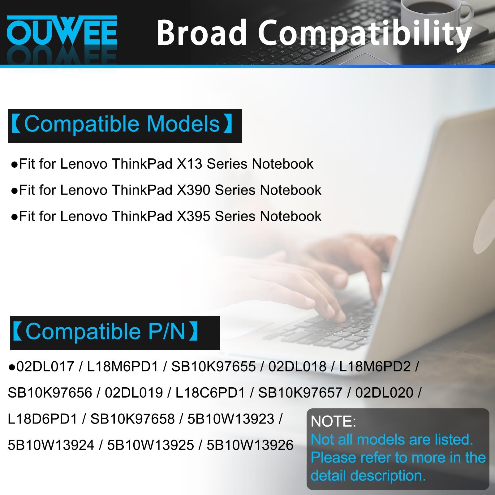 Amazon.com: OUWEE L18D6PD1 Laptop Battery Compatible with Lenovo
