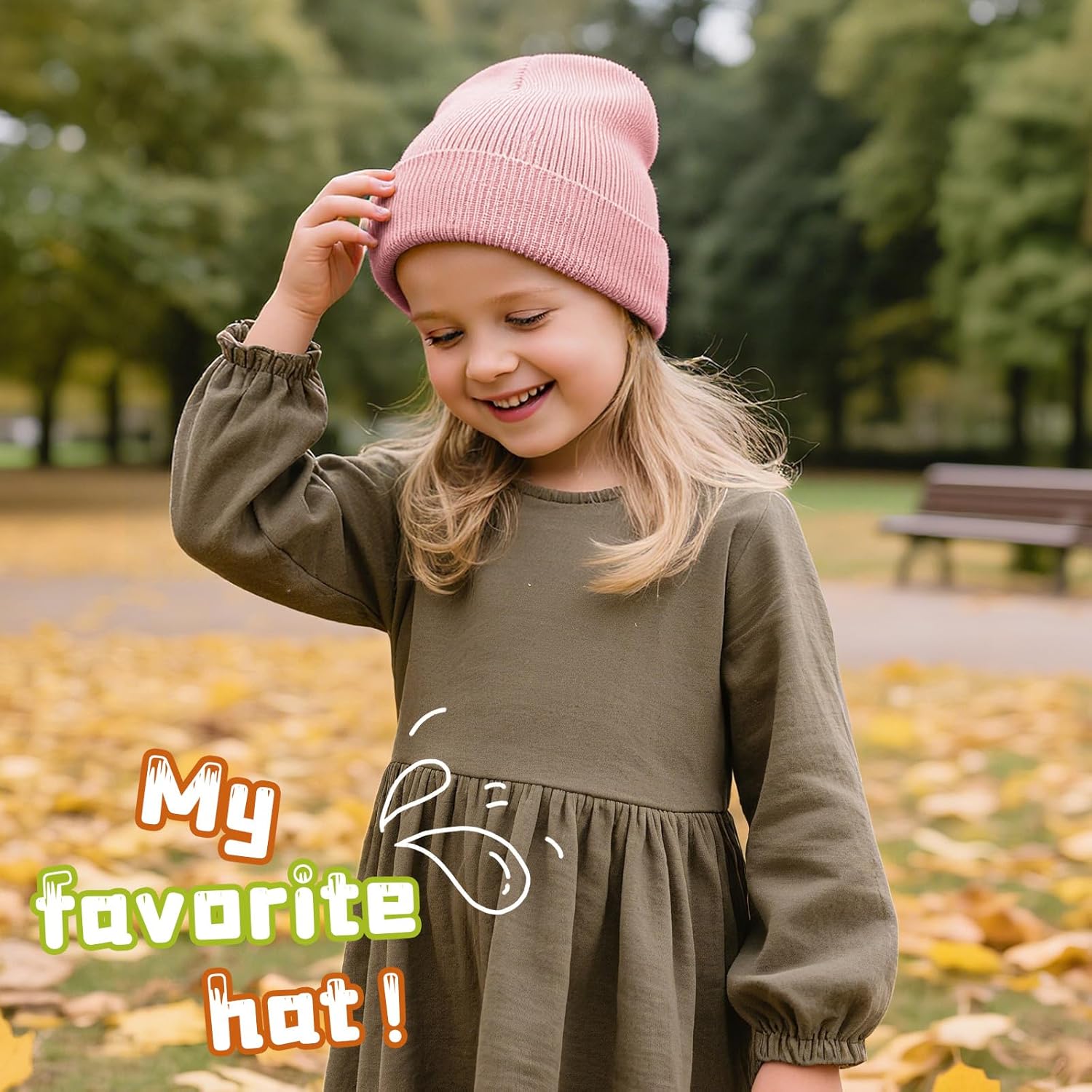 ZOORON Kids Beanie Boys Girls Beanies Children Winter Hats Children Knit Warm Caps Kids Soft Beanie Cap - Image 5