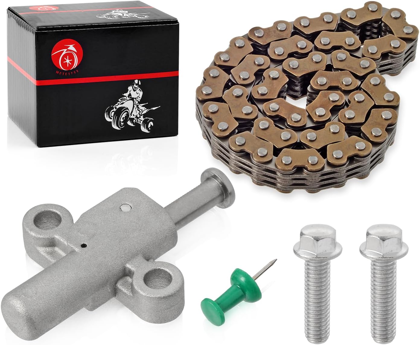 Cam Timing Chain 52L & Tensioner For HONDA Recon 250 TRX250 1988-2001 14401-HM8-003 14540-HM8-003