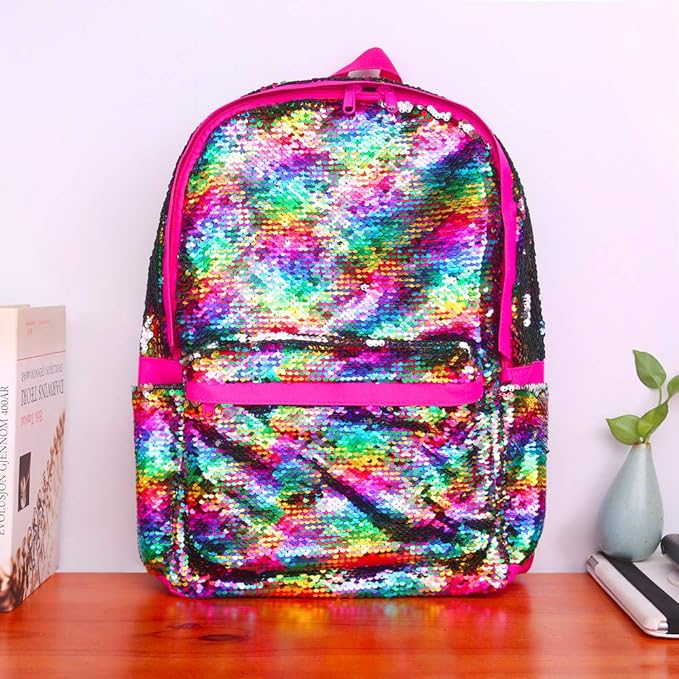 sequins bookbag
