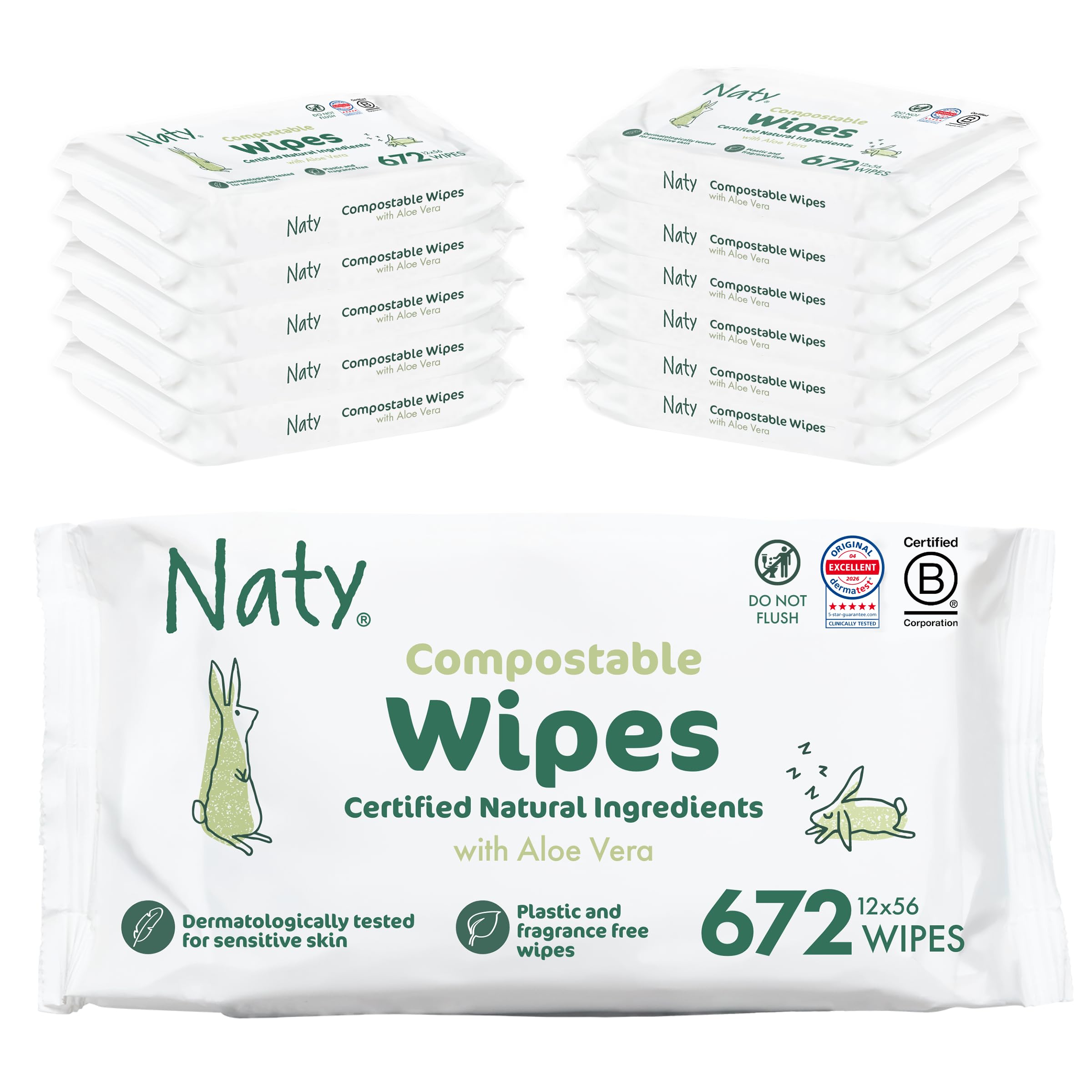 Naty Baby Wipes Aloe