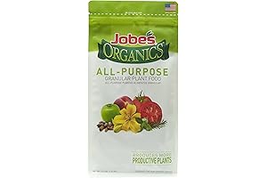 Jobe's Organics Granular All Purpose Fertilizer: Nurture Your Plants with Organic Goodness